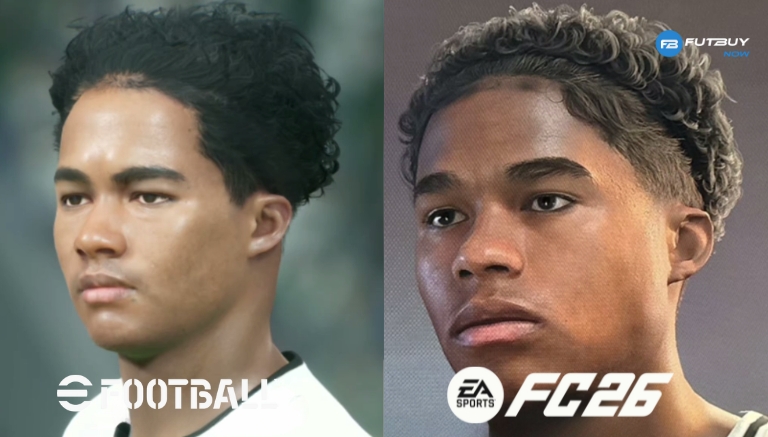 Imagem do artigo Gráficos do EA FC 26 x eFootball: Qual Jogo Está Mais Realista? no blog da FutBuyNow sobre EA FC 26