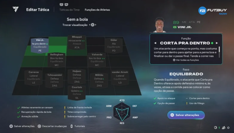 Imagen del artículo ¿Cuáles son los roles de los jugadores y cómo ayudan a mejorar el rendimiento en Ultimate Team? en el blog de FutBuyNow sobre EA Sports FC 26