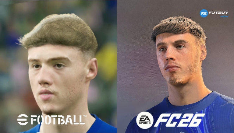 Imagem do artigo Gráficos do EA FC 26 x eFootball: Qual Jogo Está Mais Realista? no blog da FutBuyNow sobre EA FC 26
