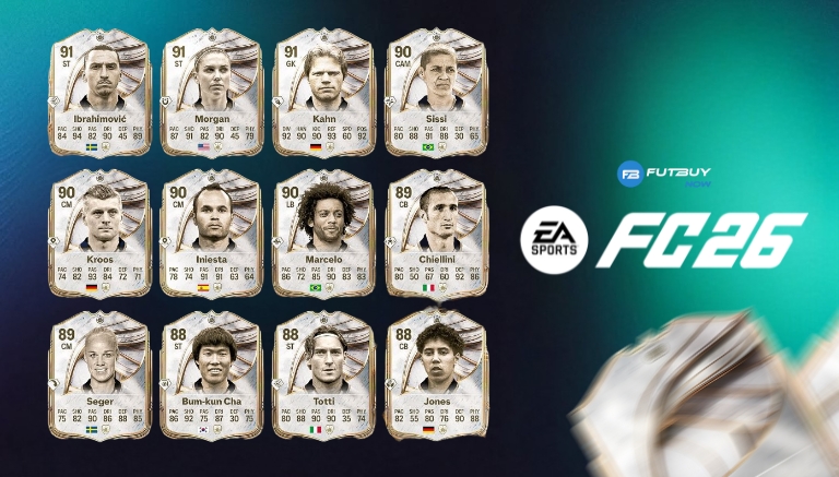 Imagem do artigo Confira os Novos Icons do EA FC 26 – Lista Completa e Análise no blog da FutBuyNow sobre EA FC 26