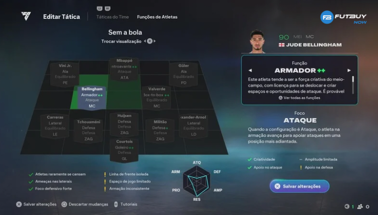 Imagen del artículo ¿Cuáles son los roles de los jugadores y cómo ayudan a mejorar el rendimiento en Ultimate Team? en el blog de FutBuyNow sobre EA Sports FC 26