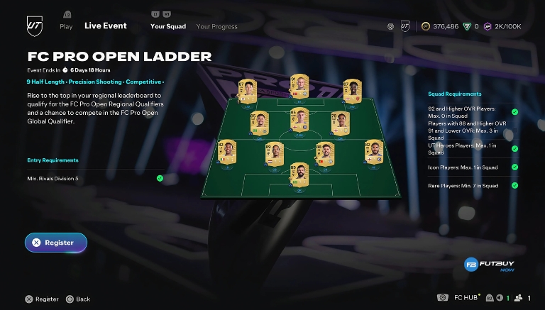 Imagem do artigo Modo Gauntlet EA FC 26: Desafie a Profundidade do seu Clube em Live Events no blog da FutBuyNow sobre EA FC 26